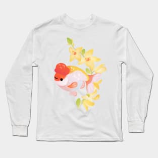 Ranchu and Forsythias 1 Long Sleeve T-Shirt